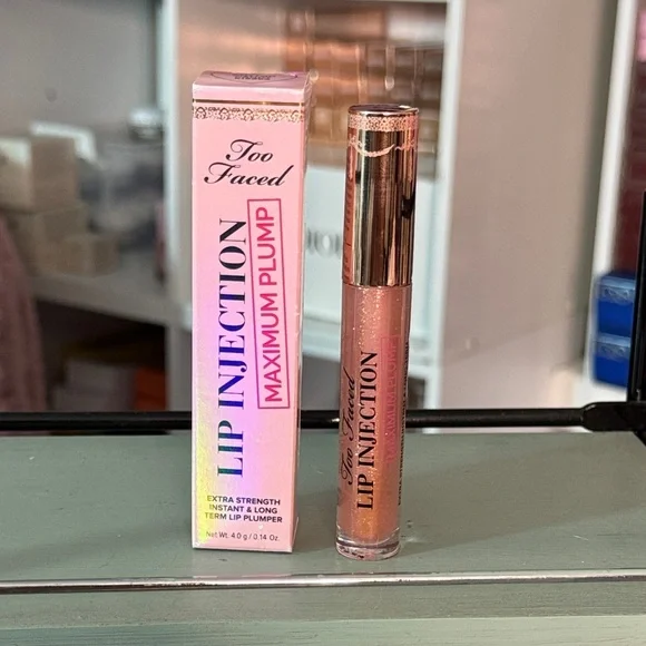 Too Faced $33msrp Lip Injection Maximum Plump in Cotton Candy Kisses - Picture 3 of 3
